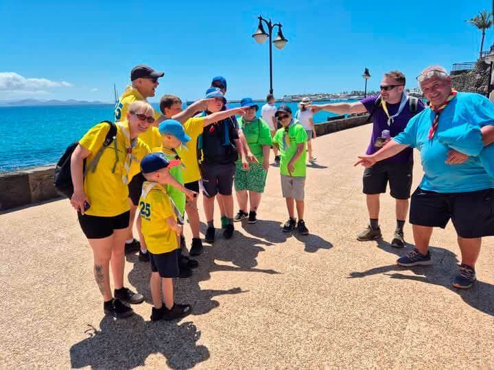 Más de un centenar de scouts europeos se congregan en Playa Blanca