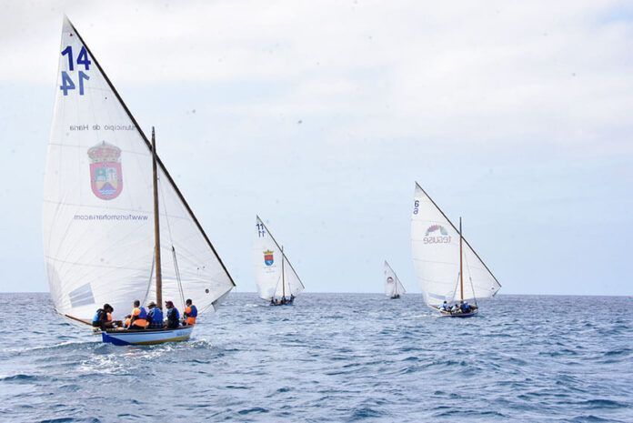 Trofeo Federico Pescamar de la Liga Insular de vela latina El Graciosero Líneas Romero domina el Trofeo Federico Pescamar