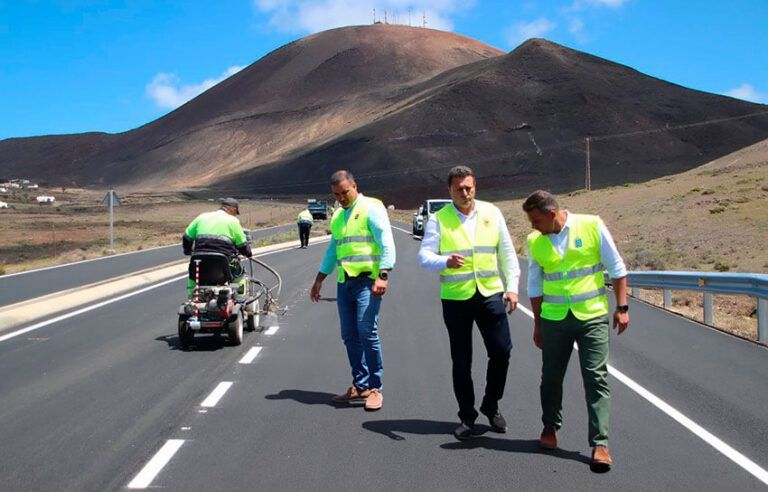 La carretera Maciot – Playa Blanca reabrirá al tráfico el próximo viernes 9 de mayo