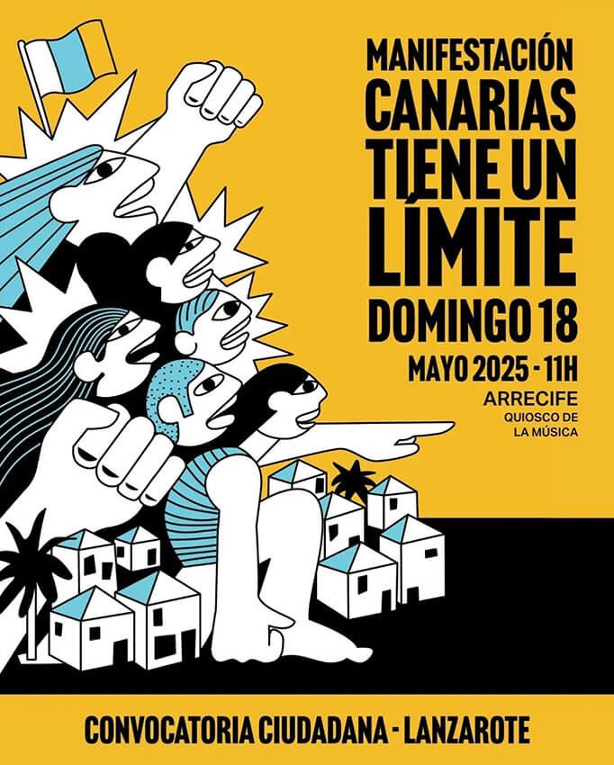 Noticias | ‘Canarias tiene un límite’ vuelve a las calles este domingo 18 de mayo