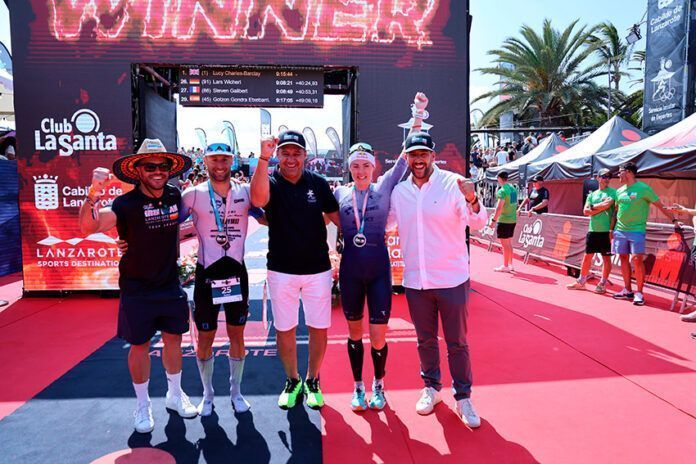 Noticias | Lucy Charles-Barclay y Dylan Magnien, ganadores del XXXIII Ironman Lanzarote