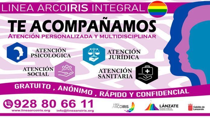 Noticias | El Cabildo impulsa el servicio Línea ArcoIris Integral, gestionado por la Asociación Lánzate