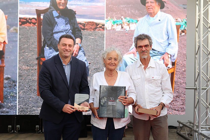 Homenaje del Parque nacional de Timanfaya a Yaiza en su 50 Aniversario