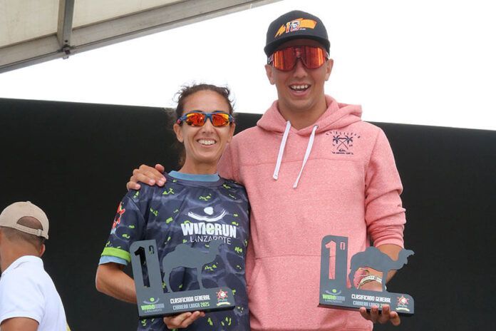 Noticias Yaiza | Yerove Rodríguez y Aroa Merino, ganadores de la Wine Run 2025