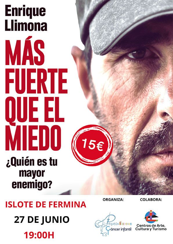 Noticias | Enrique Llimona, conferenciante, escritor y coach, comparte su reto de superación personal en una conferencia benéfica en Lanzarote