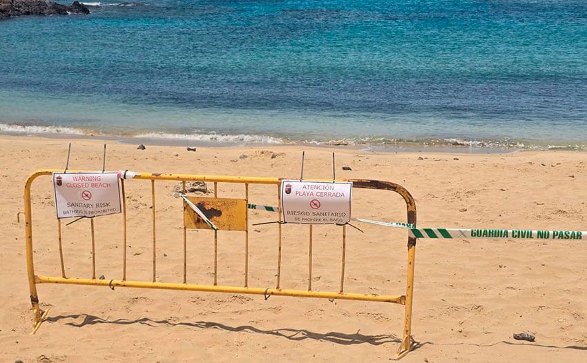 Noticias Yaiza | Yaiza anuncia que la Playa de Papagayo permanecerá cerrada al menos hasta el lunes