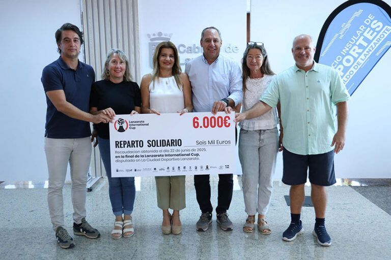 Noticias Yaiza | El Servicio Insular de Deportes dona la recaudación de la final de la Lanzarote International Cup a APSAL, ALanEm y CD Creciendo