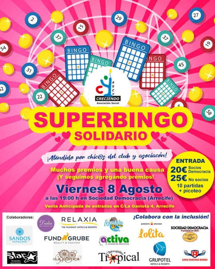 Noticias | La Asociación Social Creciendo anima a apoyar la inclusión participando en su próximo Bingo Solidario