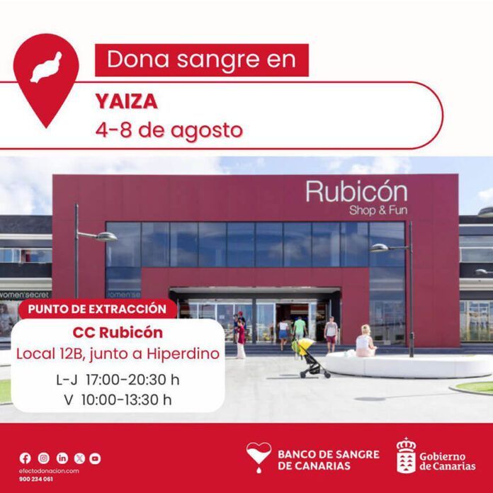 Noticias Playa Blanca | El ICHH fomenta la donación de sangre en Playa Blanca