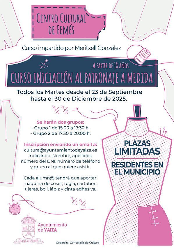 Curso de Iniciación al Patronaje a Medida