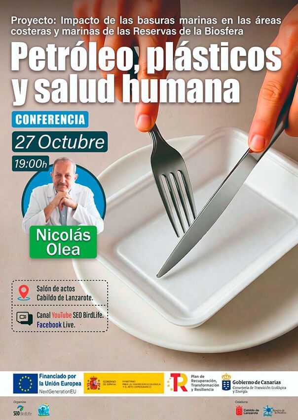 Noticias | SEO/BirdLife organiza la conferencia “Petróleo, plásticos y salud humana” a cargo de Nicolás Olea