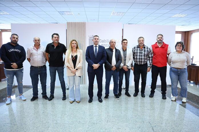 Presentación del acuerdo Noticias | El Cabildo impulsa la Lucha Canaria con un convenio histórico firmado con la Federación Insular