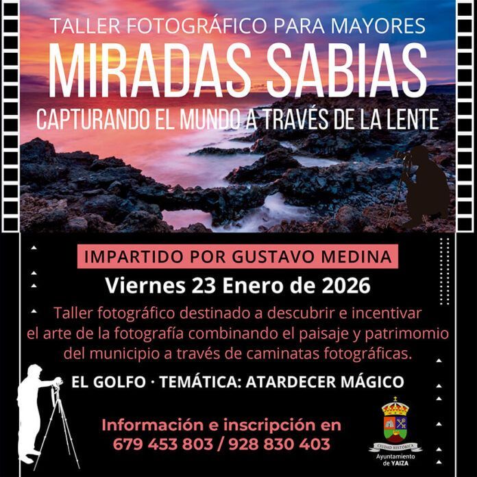 Taller fotográfico "Miradas Sabias" para mayores con Gustavo Medina