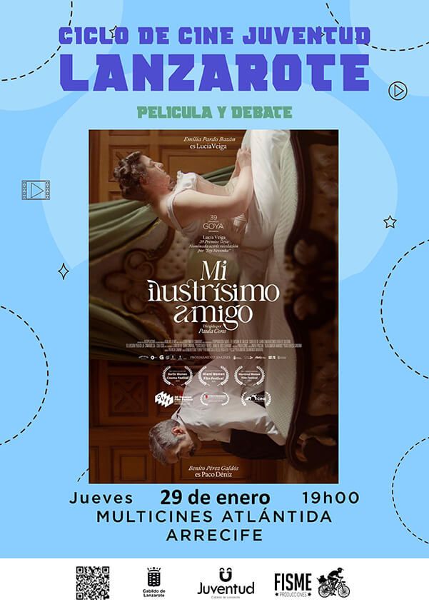 Noticias | El Ciclo de Cine Juventud Lanzarote comienza 2026 con la proyección de “Mi ilustrísimo amigo”