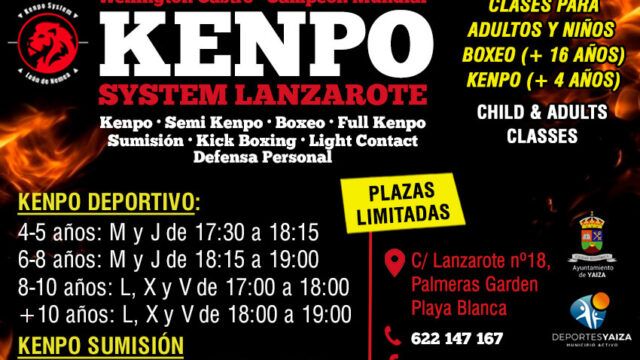 Info Escuela Kenpo Karate Playa Blanca