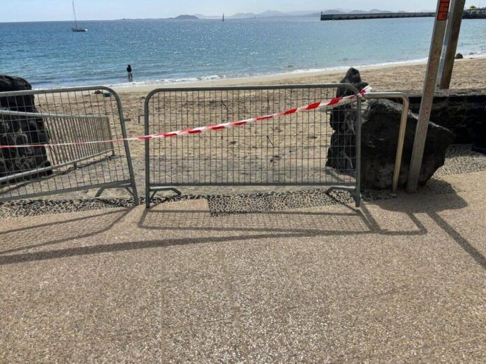 Noticias Playa Blanca | Prohibido el baño en la playa pequeña de Playa Blanca por contaminación bacteriana