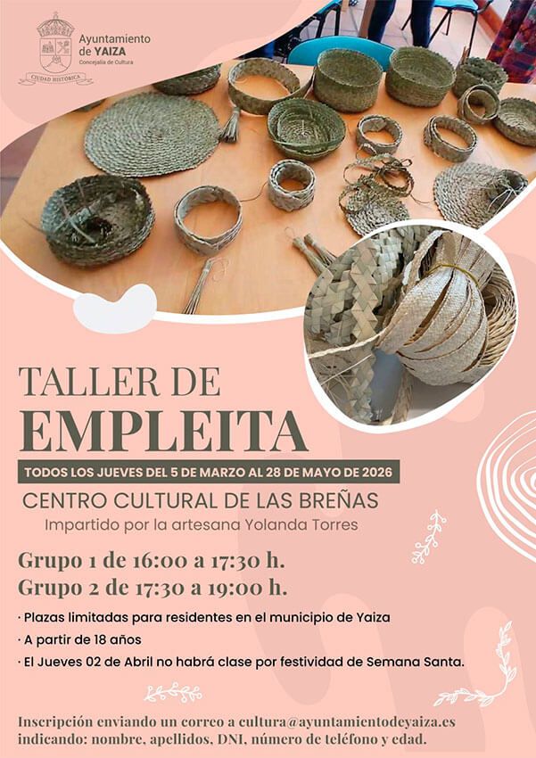 Yaiza lanza una nueva oferta de talleres formativos y desarrollo de habilidades