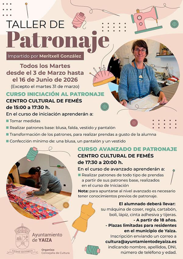 Yaiza lanza una nueva oferta de talleres formativos y desarrollo de habilidades