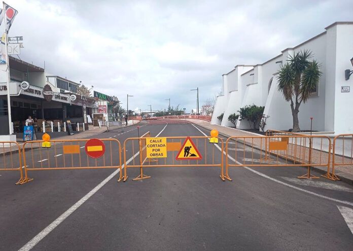 Avenida-Papagayo-Playa-Blanca Noticias Playa Blanca | Cierre temporal de la Avenida Papagayo por obras en esta arteria de Playa Blanca