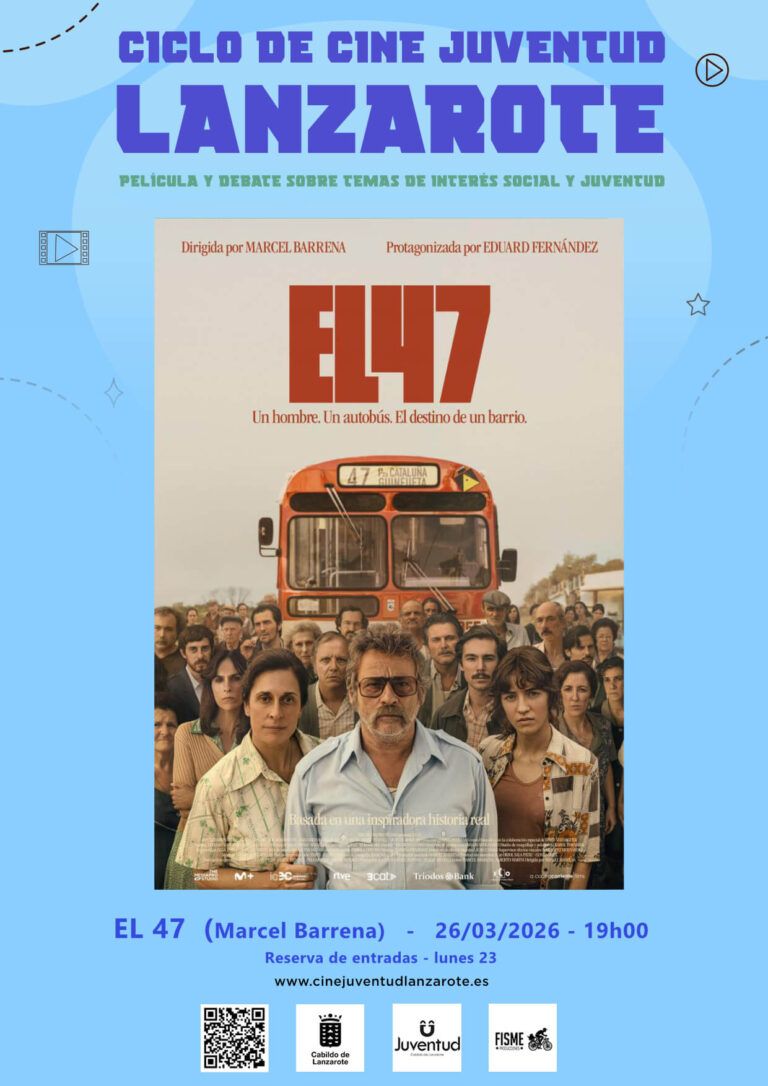Noticias | El Ciclo de Cine Juventud Lanzarote proyectará ‘El 47’, una película sobre la disidencia pacífica