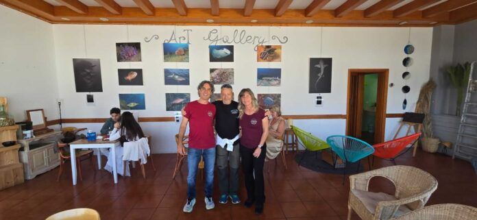 Noticias Yaiza | La mirada submarina de Fran Delgado se expone este mes de marzo en el Café Santa Catalina