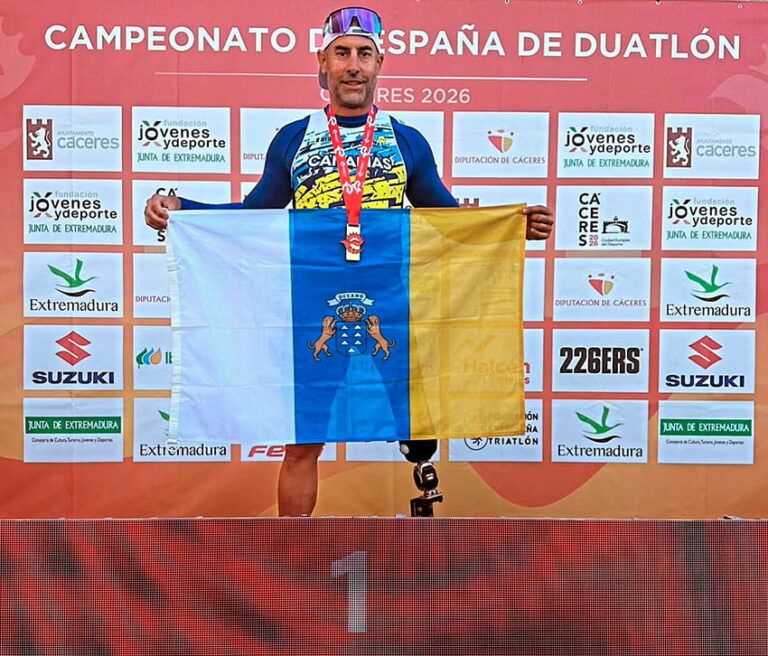Lionel Morales se proclama Campeón de España de Duatlón Paralímpico en Cáceres