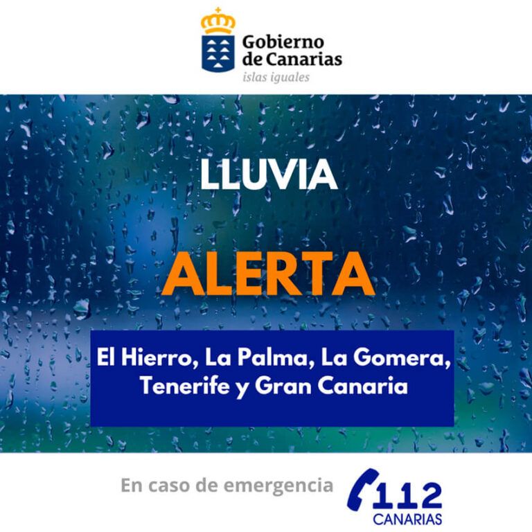 Noticias | El Gobierno de Canarias mantiene la alerta por lluvias en las islas occidentales y Gran Canaria