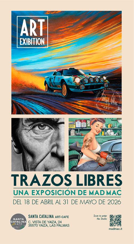 Noticias Yaiza | El universo creativo de Mad Mac llega a Yaiza con la muestra ‘Trazos libres”