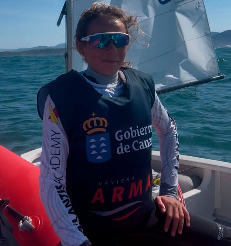 Noticias Yaiza | La sureña Lola Carrión, campeona de España de Optimist en categoría sub´13