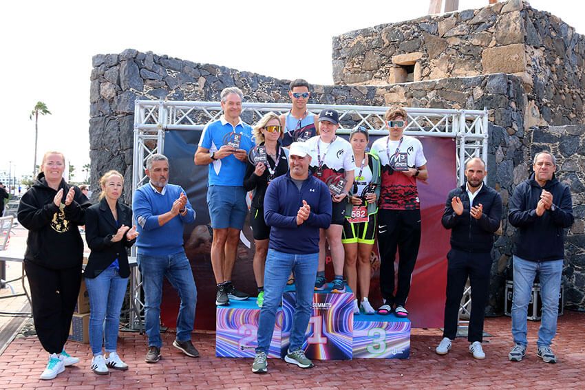 El nivel competitivo del Magma Triatlón Yaiza se impone a la adversidad del tiempo