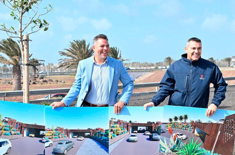 Noticias | El Cabildo presenta el proyecto de embellecimiento de los accesos al aeropuerto César Manrique - Lanzarote