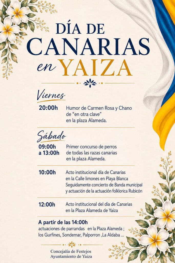 Noticias Yaiza | Yaiza celebra por partida doble: Día de Canarias y Feria del Queso