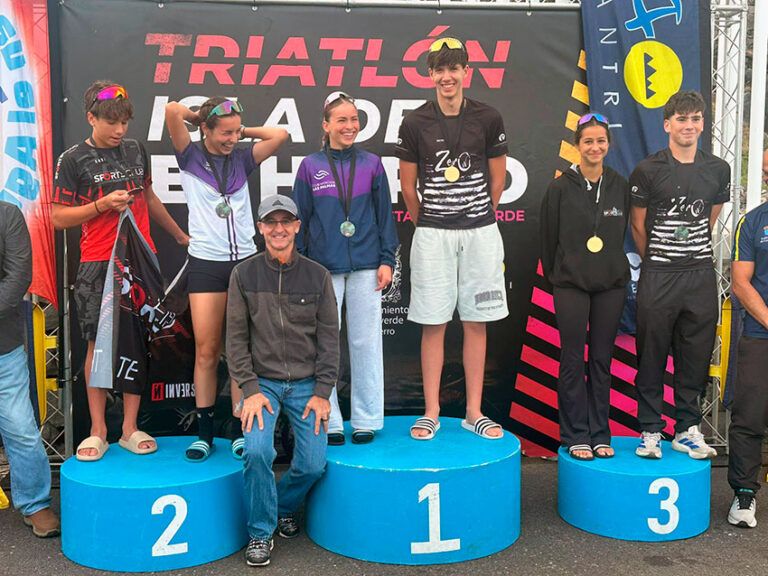 Noticias Yaiza | La cantera de Yaiza pisa fuerte en el Triatlón Valverde Isla de El Hierro