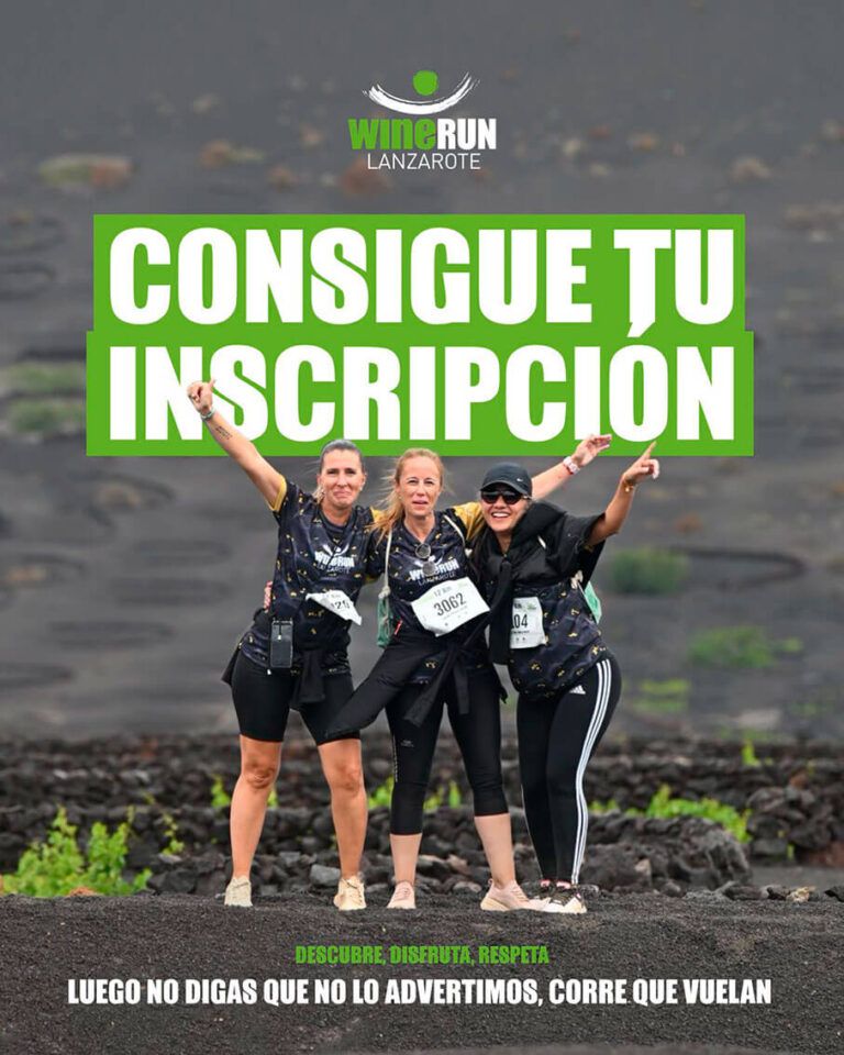 Noticias Yaiza | La Wine Run Lanzarote supera ya las 1.300 inscripciones para su nueva edición