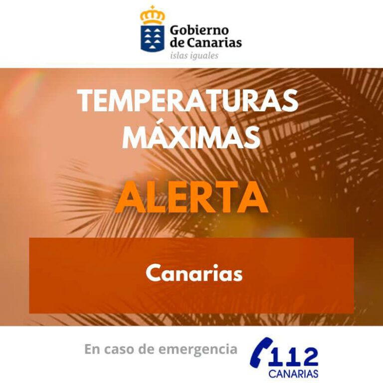 Noticias | El Gobierno de Canarias declara la alerta por temperaturas máximas en todo el archipiélago