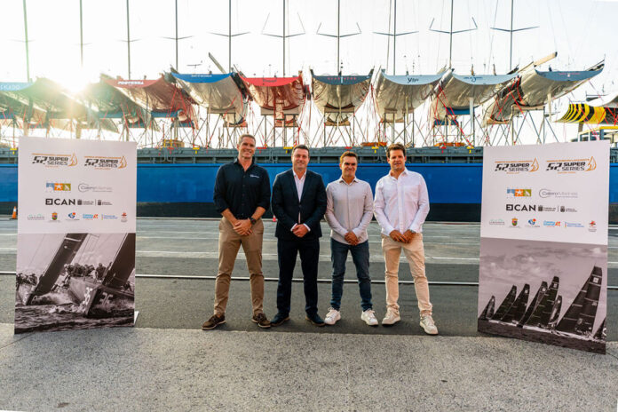 Representantes institucionales y de las marinas Noticias Yaiza | Todo listo para las 52 SUPER SERIES: la flota ya está en Lanzarote
