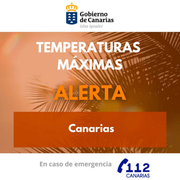 Noticias | El Gobierno de Canarias actualiza la situación, pasando a alerta por temperaturas máximas en todo el archipiélago