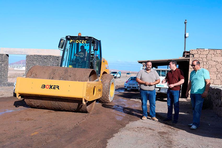 Noticias | El Cabildo inicia los trabajos de acondicionamiento del acceso al Área de Acampada en Papagayo