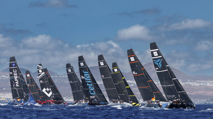 Jornada de entrenamiento© Nico Martínez/52 SUPER SERIES Noticias Yaiza | Todo a punto en Puerto Calero para poner en juego la Royal Cup 2026