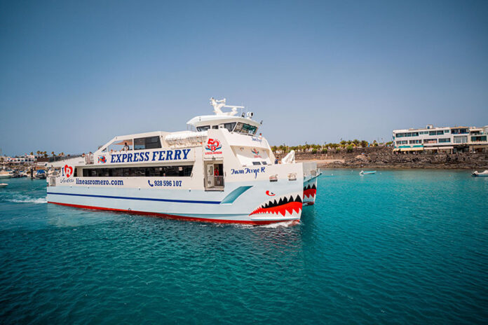 Noticias Playa Blanca | Líneas Romero incorpora el nuevo ferry Juan Jorge R. a la ruta Playa Blanca – Corralejo