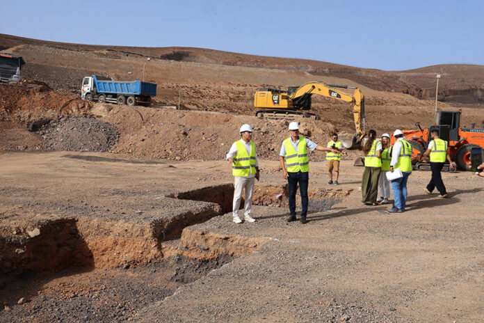 Visita obra planta de compostaje Noticias | Avanza la construcción de la planta de compostaje en Zonzamas que tratará 4.375 toneladas anuales de biorresiduos