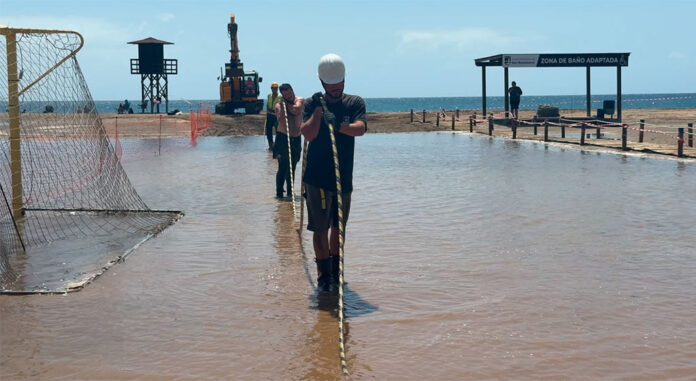 Despliegue marino de la mitad del nuevo anillo de fibra óptica de las islas orientales Noticias | Canalink completa en Lanzarote el despliegue marino de la mitad del nuevo anillo de fibra óptica de las islas orientales