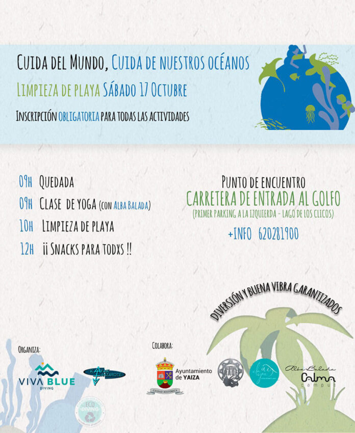 Limpieza El Golfo Noticias Yaiza | El Golfo, escenario este mes de octubre de una nueva jornada de limpieza de playa