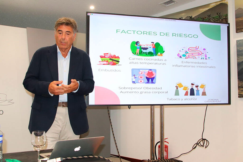 Yaiza fomenta la prevención del cáncer de colon y la puesta en práctica de hábitos saludables