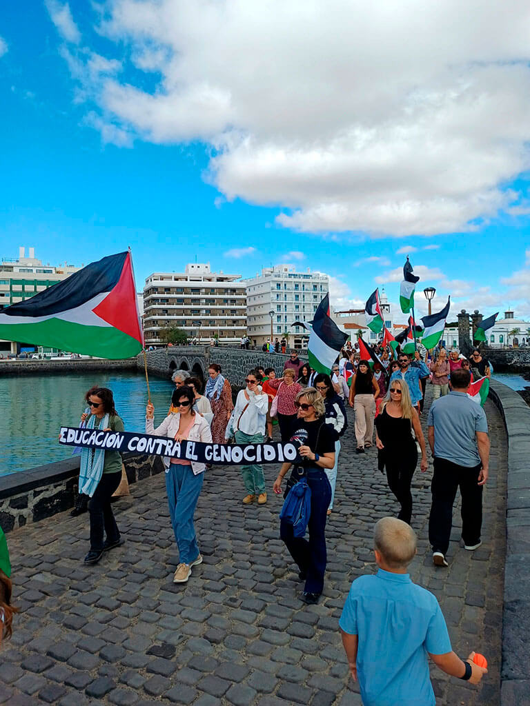 Lanzarote se moja por Palestina