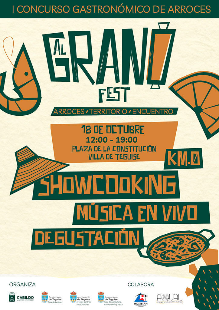 Cabildo y Teguise presentan Al Grano Fest, una jornada para poner en valor la gastronomía y el producto local