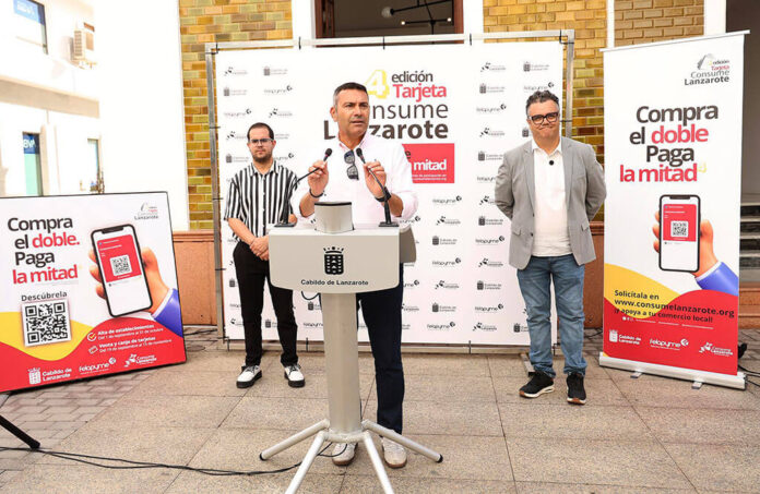 Campaña Consume Lanzarote Noticias | El Cabildo destina 500.000 euros a una nueva edición de los Bonos Consume Lanzarote