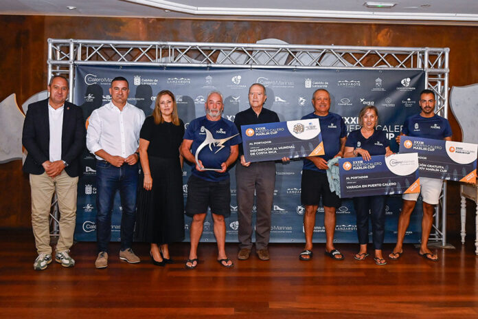 Entrega de premios Puerto Calero Marlin Cup Noticias Yaiza | El Naomi conquista la XXXIII Puerto Calero Marlin Cup