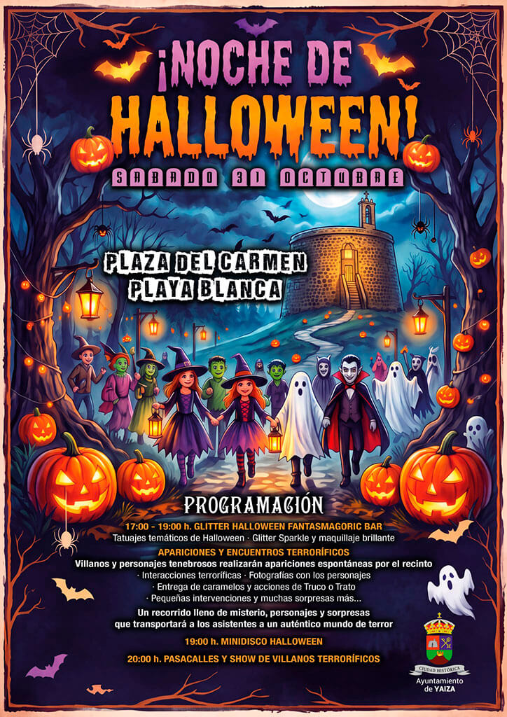 Noche de Halloween en Playa Blanca