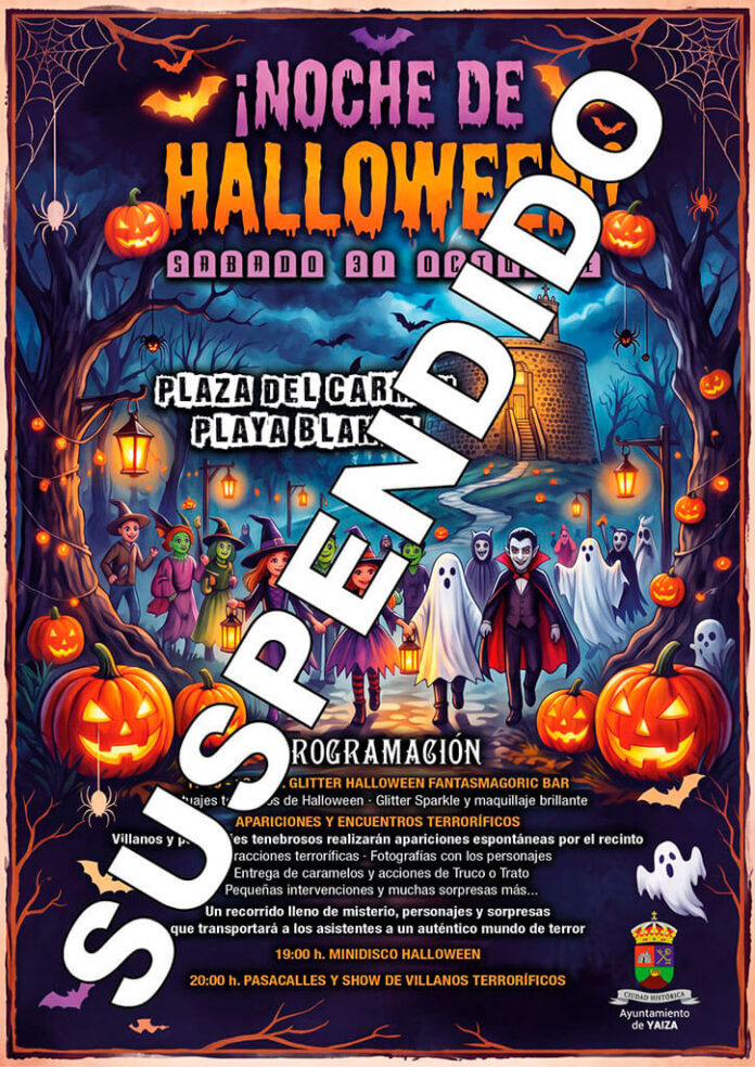 Noticias Playa Blanca | Suspendido el programa de halloween previsto este sábado en Playa Blanca